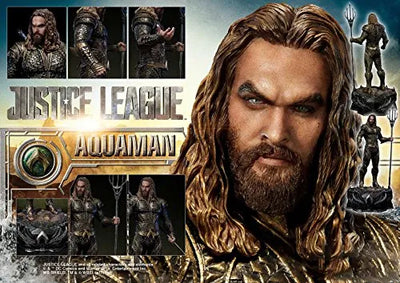Justice League (2017) - Aquaman - Museum Masterline Series MMJL-02 - 1/3 (Prime 1 Studio)ㅤ – Prime 1 Studio – ActionFigureBrasil — ângulo diferente