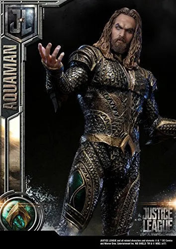 Justice League (2017) - Aquaman - Museum Masterline Series MMJL-02 - 1/3 (Prime 1 Studio)ㅤ – Prime 1 Studio – ActionFigureBrasil — close
