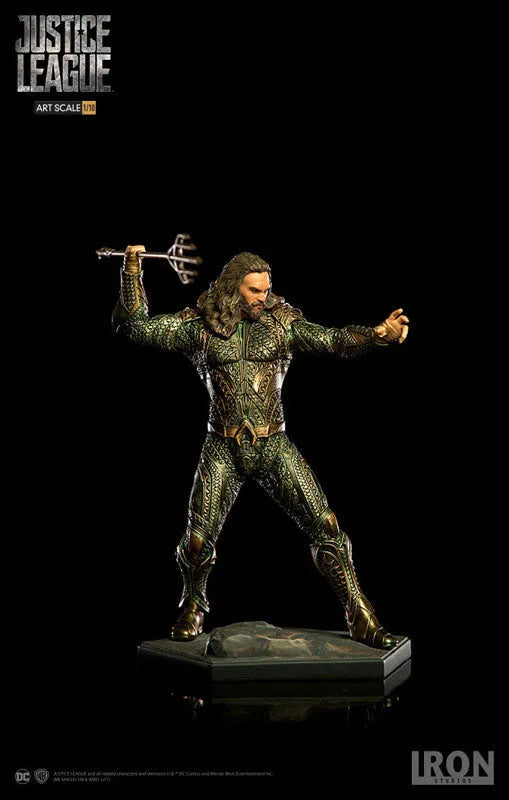 Justice League - Aquaman 1/10 Art Scale Statueㅤ – Iron Studios – ActionFigureBrasil