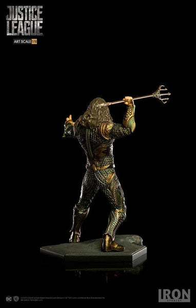 Justice League - Aquaman 1/10 Art Scale Statueㅤ – Iron Studios – ActionFigureBrasil — detalhe do produto