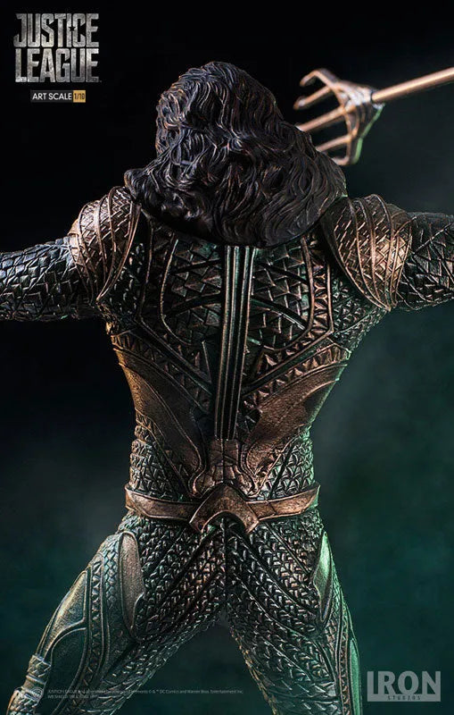 Justice League - Aquaman 1/10 Art Scale Statueㅤ – Iron Studios – ActionFigureBrasil