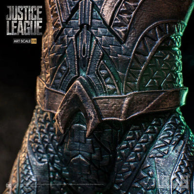 Justice League - Aquaman 1/10 Art Scale Statueㅤ – Iron Studios – ActionFigureBrasil — ângulo diferente