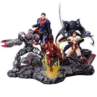 Justice League - Batman - Trading Arts - DC Comics Variant Trading Art - Painted Ver. (Square Enix)ㅤ – Square Enix – ActionFigureBrasil