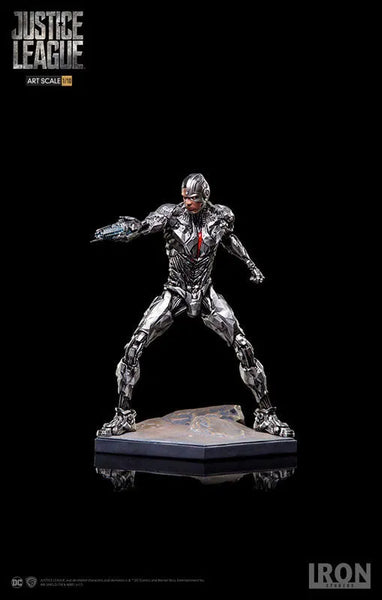 Justice League - Cyborg 1/10 Art Scale Statueㅤ – Iron Studios – ActionFigureBrasil