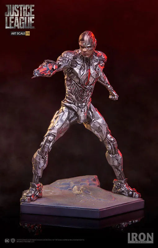 Justice League - Cyborg 1/10 Art Scale Statueㅤ – Iron Studios – ActionFigureBrasil