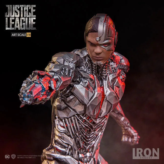Justice League - Cyborg 1/10 Art Scale Statueㅤ – Iron Studios – ActionFigureBrasil