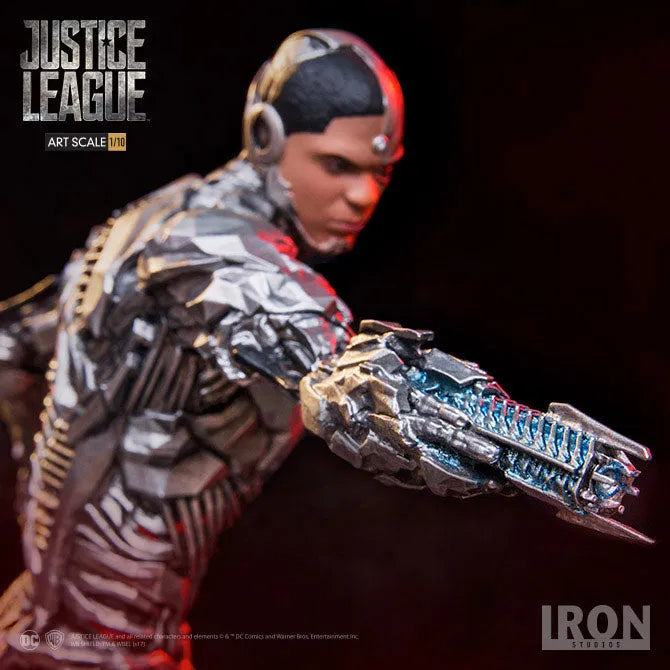 Justice League - Cyborg 1/10 Art Scale Statueㅤ – Iron Studios – ActionFigureBrasil