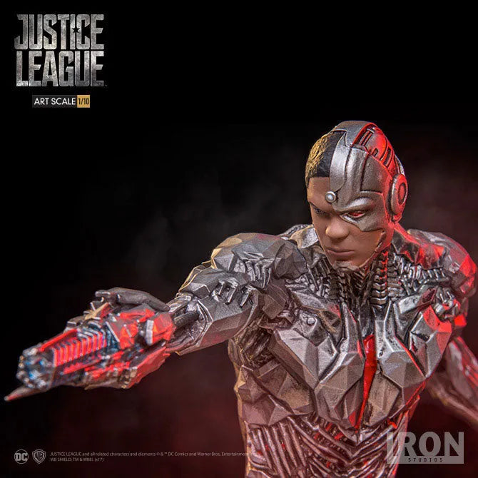 Justice League - Cyborg 1/10 Art Scale Statueㅤ – Iron Studios – ActionFigureBrasil