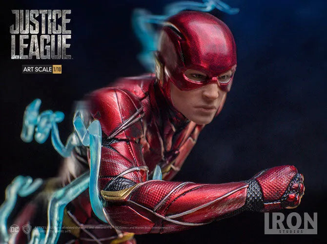 Justice League - Flash 1/10 Art Scale Statueㅤ – Iron Studios – ActionFigureBrasil
