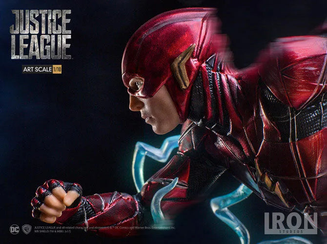 Justice League - Flash 1/10 Art Scale Statueㅤ – Iron Studios – ActionFigureBrasil