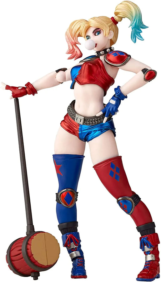 Justice League - Harley Quinn - Amazing Yamaguchi No.015EX - Revoltech - New Color ver. (Kaiyodo)ㅤ – Kaiyodo – ActionFigureBrasil