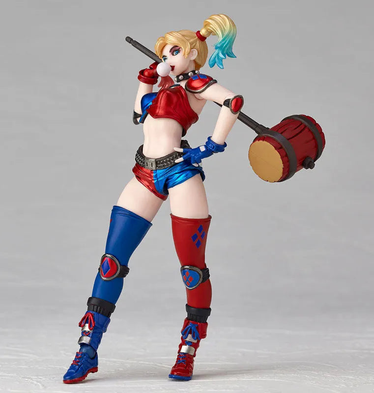 Justice League - Harley Quinn - Amazing Yamaguchi No.015EX - Revoltech - New Color ver. (Kaiyodo)ㅤ – Kaiyodo – ActionFigureBrasil
