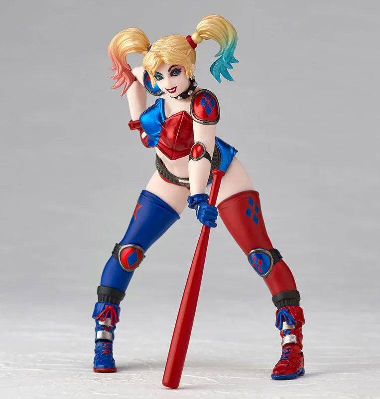 Justice League - Harley Quinn - Amazing Yamaguchi No.015EX - Revoltech - New Color ver. (Kaiyodo)ㅤ – Kaiyodo – ActionFigureBrasil