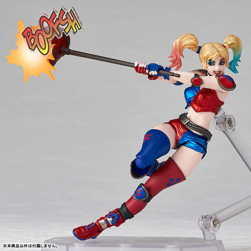 Justice League - Harley Quinn - Amazing Yamaguchi No.015EX - Revoltech - New Color ver. (Kaiyodo)ㅤ – Kaiyodo – ActionFigureBrasil