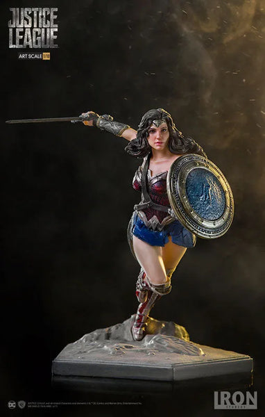 Justice League - Wonder Woman 1/10 Art Scale Statueㅤ – Iron Studios – ActionFigureBrasil