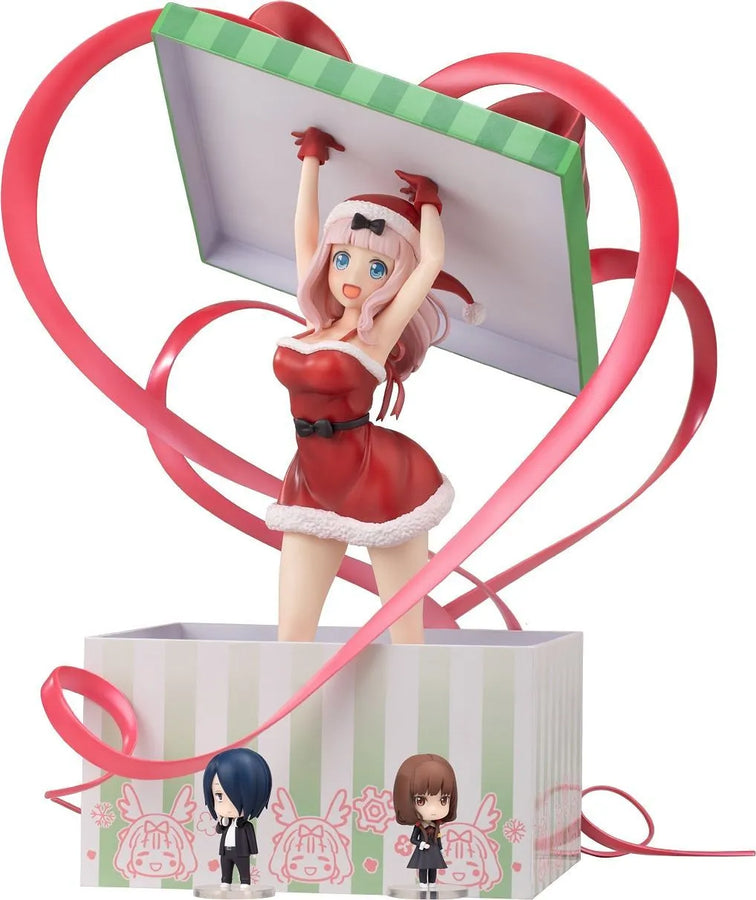 Kaguya-sama wa Kokurasetai?: Tensai-tachi no Renai Zunousen - Fujiwara Chika - Iino Miko - Ishigami Yuu - 1/7 - Christmas Present Ver. (beBOX, Myethos)ㅤ – beBOX – ActionFigureBrasil