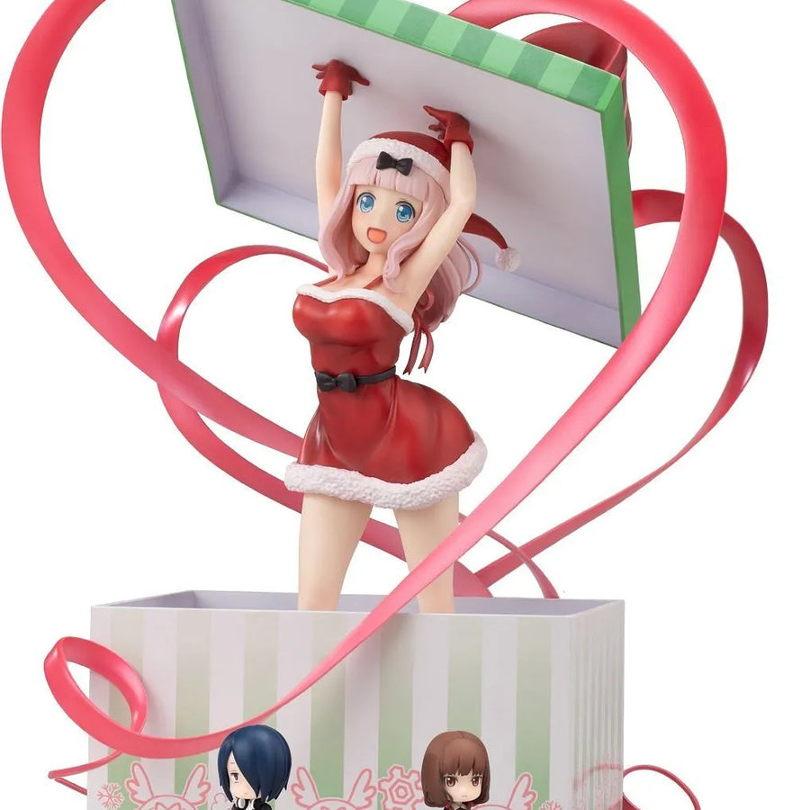 Kaguya-sama wa Kokurasetai?: Tensai-tachi no Renai Zunousen - Fujiwara Chika - Iino Miko - Ishigami Yuu - 1/7 - Christmas Present Ver. (beBOX, Myethos)ㅤ – beBOX – ActionFigureBrasil