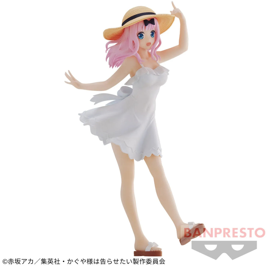Kaguya-sama wa Kokurasetai: Ultra Romantic - Fujiwara Chika - Kyunties - Seaside Ver. (Bandai Spirits)ㅤ – Bandai Spirits – ActionFigureBrasil