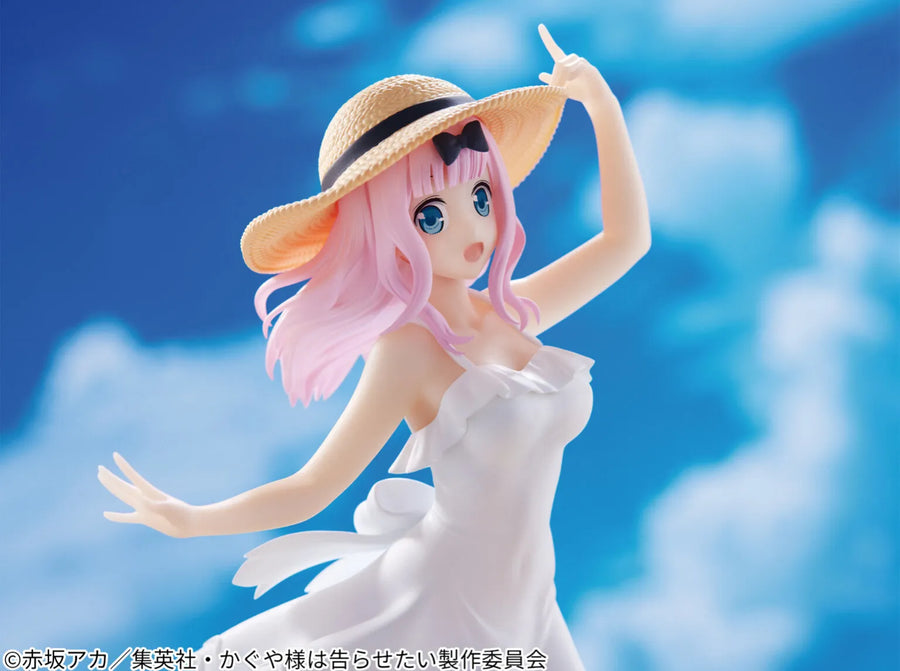 Kaguya-sama wa Kokurasetai: Ultra Romantic - Fujiwara Chika - Kyunties - Seaside Ver. (Bandai Spirits)ㅤ – Bandai Spirits – ActionFigureBrasil