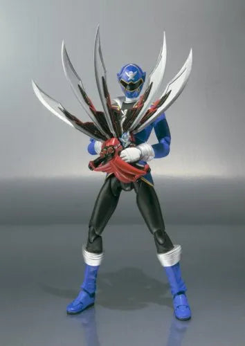 Kaizoku Sentai Gokaiger - Gokai Blue - S.H.Figuarts (Bandai)ㅤ – Bandai – ActionFigureBrasil — ângulo diferente