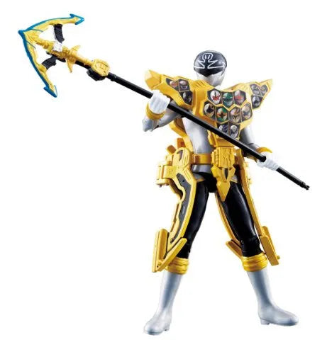 Kaizoku Sentai Gokaiger - Gokai Silver - Ranger Key Series - Auto Morphing Armor System Gokai Silver Gold Mode (Bandai)ㅤ – Bandai – ActionFigureBrasil