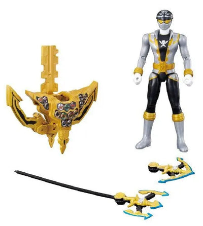 Kaizoku Sentai Gokaiger - Gokai Silver - Ranger Key Series - Auto Morphing Armor System Gokai Silver Gold Mode (Bandai)ㅤ – Bandai – ActionFigureBrasil — embalagem