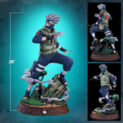 Kakashi BIJUtsu - LIMITED EDITION: 2000 – Tsume Art – ActionFigure Brasil — ângulo diferente