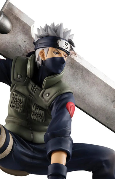 Kakashi Hatake (Green Ninja War Version) – MegaHouse – ActionFigure Brasil — ângulo diferente