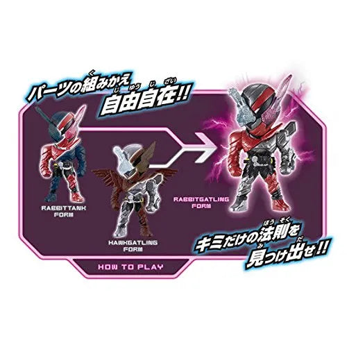 Kamen Rider Build - Remix Riders 01 - RabbitTank Form (Bandai)ㅤ – Bandai – ActionFigureBrasil