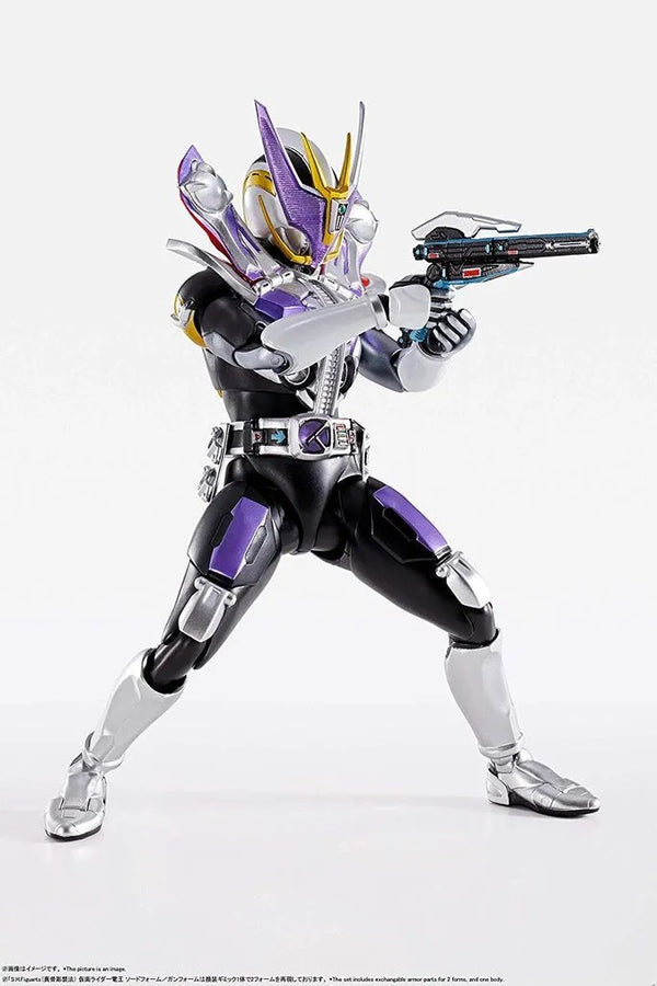 Kamen Rider Den-O - Kamen Rider Den-O Gun Form - Kamen Rider Den-O Sword Form - S.H.Figuarts - S.H.Figuarts Shinkocchou Seihou (Bandai Spirits)ㅤ – Bandai Spirits – ActionFigureBrasil
