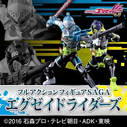 Kamen Rider Ex-Aid - Kamen Rider Brave - Full Action Figure Saga - Saga Ex-Aid Riders (Bandai)ㅤ – Bandai – ActionFigureBrasil
