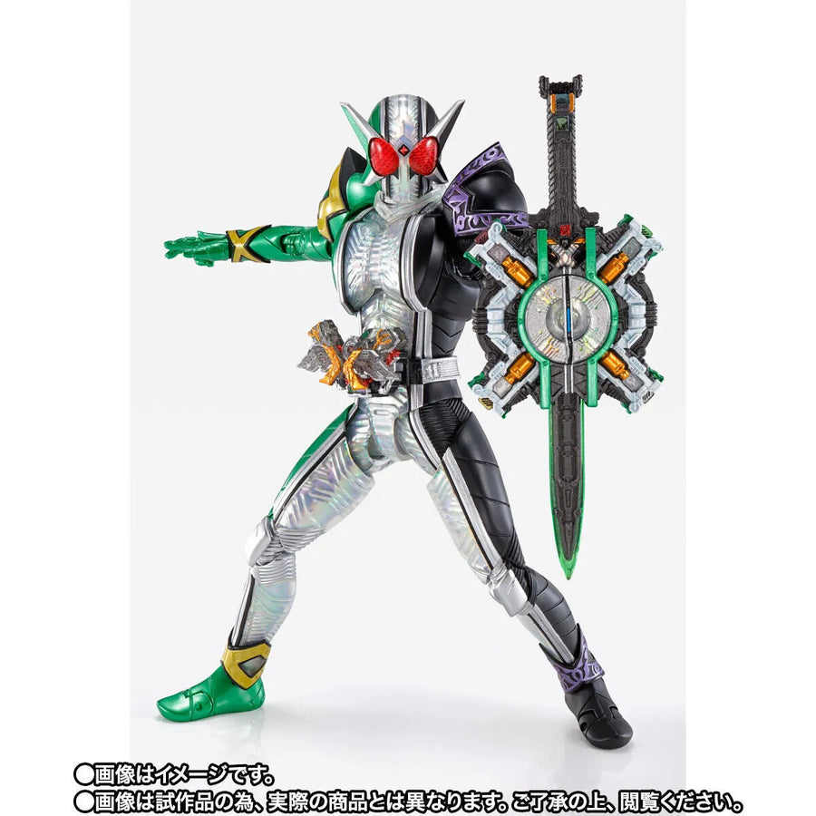 Kamen Rider W - Kamen Rider Double Cyclone Joker Xtreme - S.H.Figuarts - S.H.Figuarts Shinkocchou Seihou (Bandai Spirits) [Shop Exclusive]ㅤ – Bandai Spirits – ActionFigureBrasil