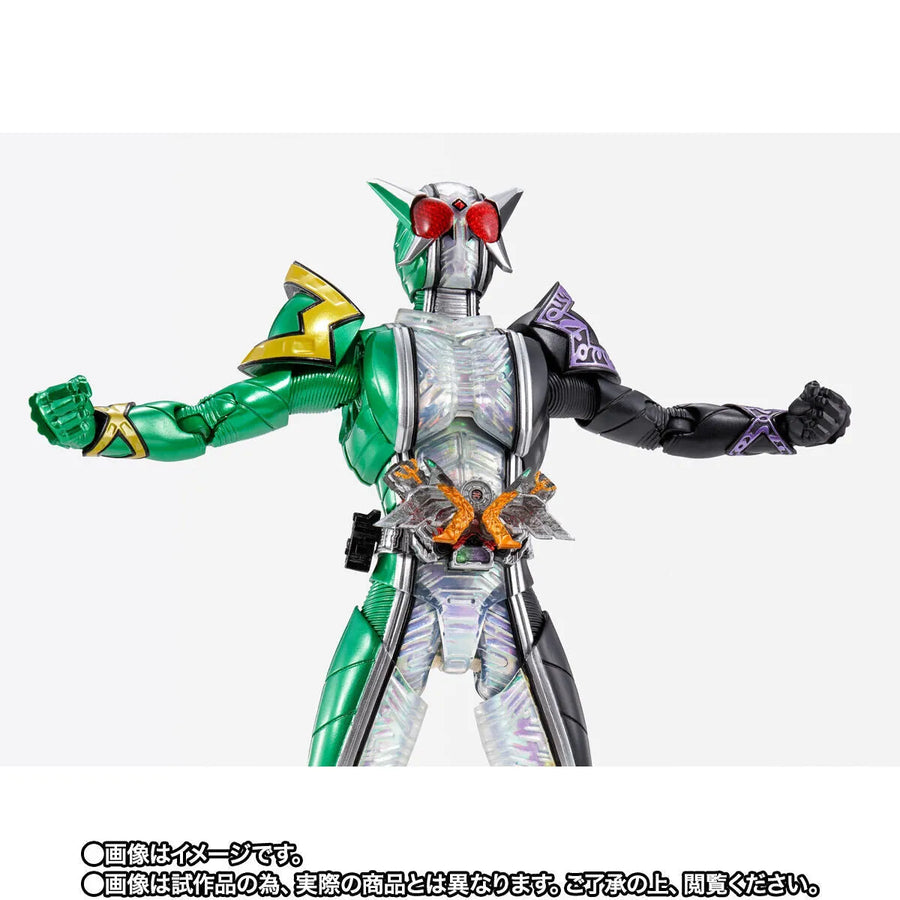 Kamen Rider W - Kamen Rider Double Cyclone Joker Xtreme - S.H.Figuarts - S.H.Figuarts Shinkocchou Seihou (Bandai Spirits) [Shop Exclusive]ㅤ – Bandai Spirits – ActionFigureBrasil