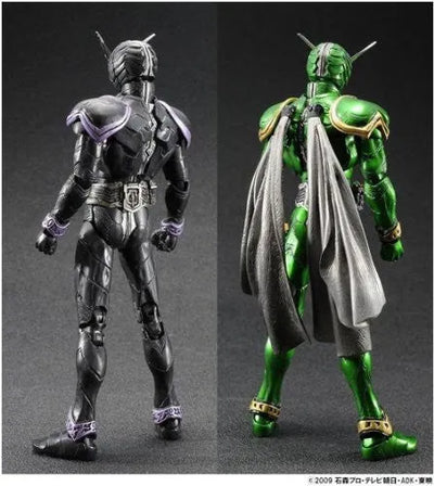 Kamen Rider W - Kamen Rider x Kamen Rider Double & Decade: Movie War 2010 - Kamen Rider Double Cyclone Cyclone - S.I.C. (Bandai)ㅤ – Bandai – ActionFigureBrasil — detalhe do produto