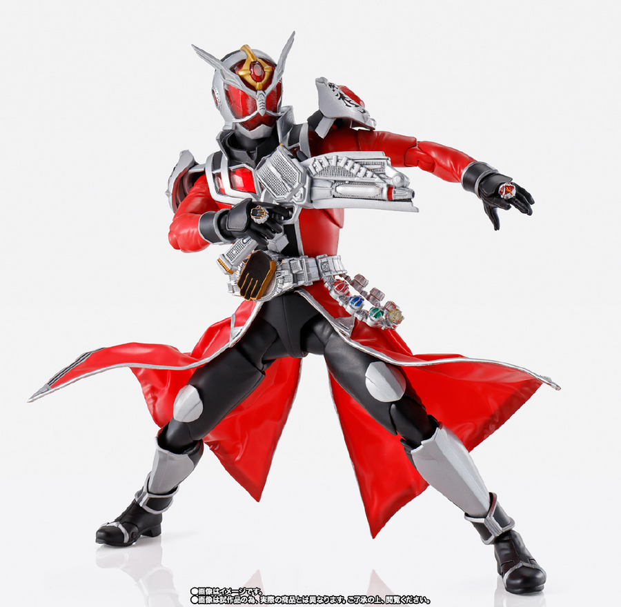Kamen Rider Wizard - S.H.Figuarts - S.H.Figuarts Shinkocchou Seihou - Flame Dragon, All Dragon (Bandai Spirits) [Shop Exclusive]ㅤ – Bandai Spirits – ActionFigureBrasil