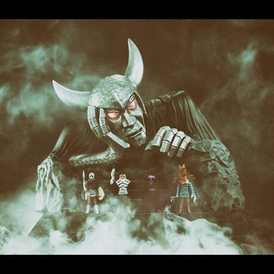 Kamen Rider X - Gama Goemon - Genghis Khan-Condor - Kabutomushi Lupin - King Dark - Scorpion Geronimo - UA Monsters (MegaHouse)ㅤ – MegaHouse – ActionFigureBrasil — iluminação de estúdio