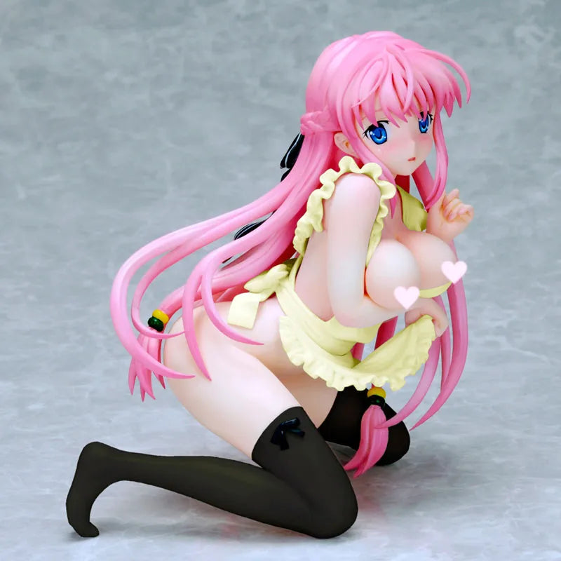 Kanojo x Kanojo x Kanojo - Akina Orifushi Naked Apron Yellow Ver. 1/6ㅤ – Puella Magi Madoka Magica – ActionFigureBrasil
