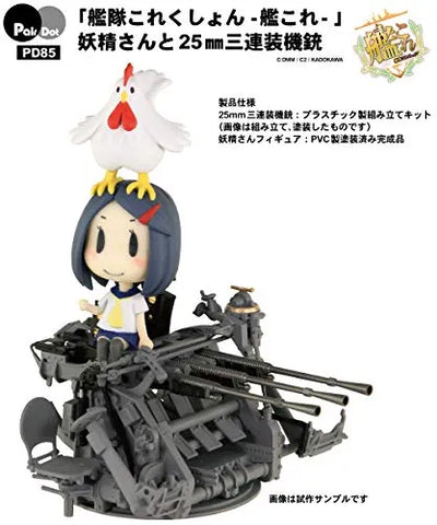 Kantai Collection ~Kan Colle~ - 25mm Sanrensou Kijuu - Pair-Dot - 1/35 (Pit-Road)ㅤ – Pit-Road – ActionFigureBrasil — embalagem
