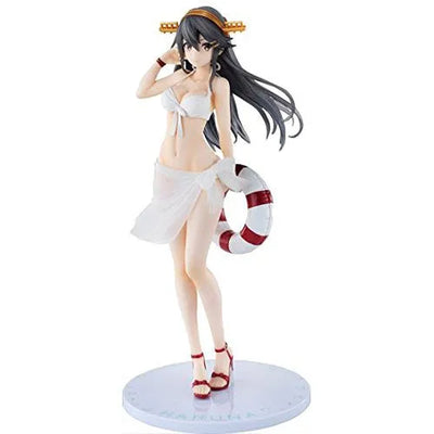 Kantai Collection ~Kan Colle~ - Haruna - Ichiban Kuji - Ichiban Kuji Premium Kan Colle Manatsu no Kan Musume Darake no Suiei Taikai! - 1/7 - Kai ni, Mizugi Modeㅤ – Banpresto – ActionFigureBrasil