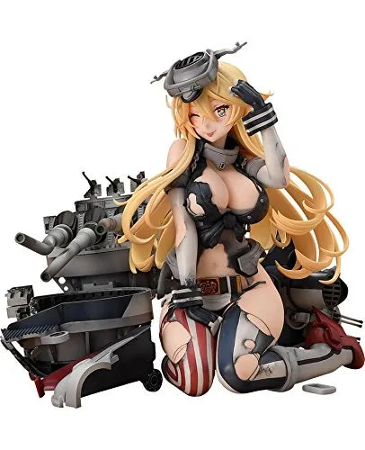 Kantai Collection ~Kan Colle~ - Iowa - Wonderful Hobby Selection - 1/8 - Half-Damaged, Heavy Armament Ver.ㅤ – Max Factory – ActionFigureBrasil
