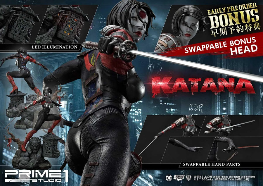 Katana (Bonus Version) Justice League (Comics) – Prime1Studio – ActionFigure Brasil