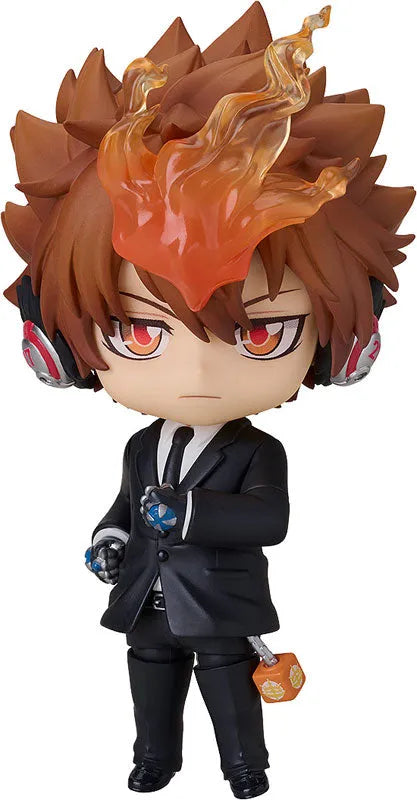 Katekyou Hitman REBORN! - Natsu - Sawada Tsunayoshi - Nendoroid #2950 - Black Suit Ver. (Good Smile Company, Orange Rouge)ㅤ – Orange Rouge – ActionFigureBrasil