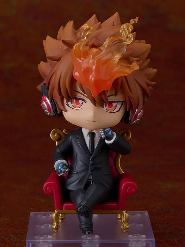 Katekyou Hitman REBORN! - Natsu - Sawada Tsunayoshi - Nendoroid #2950 - Black Suit Ver. (Good Smile Company, Orange Rouge)ㅤ – Orange Rouge – ActionFigureBrasil