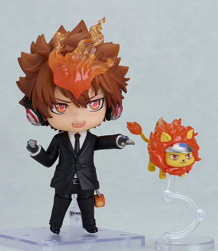 Katekyou Hitman REBORN! - Natsu - Sawada Tsunayoshi - Nendoroid #2950 - Black Suit Ver. (Good Smile Company, Orange Rouge)ㅤ – Orange Rouge – ActionFigureBrasil