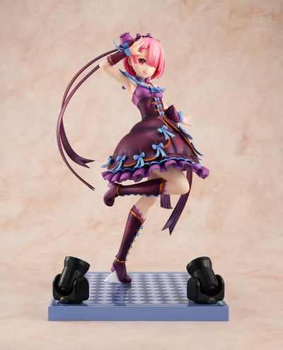 KDcolle "Re:ZERO -Starting Life in Another World-" Ram / Rem Birthday Celebration 2021Ver. Celebration Set 1/7sㅤ – Kadokawa – ActionFigureBrasil — ângulo diferente