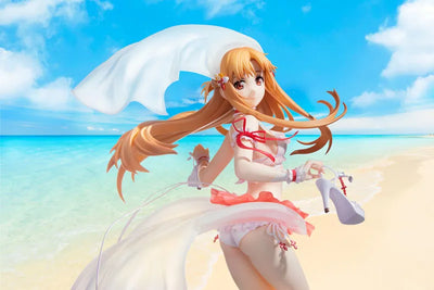 KDcolle "Sword Art Online" Asuna Midsummer Shining Bride Ver. 1/7ㅤ – Kadokawa – ActionFigureBrasil — ângulo diferente