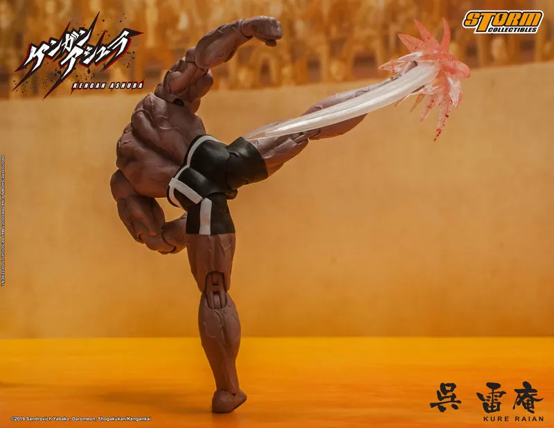 Kengan Ashura Action Figure Kure Raianㅤ – Storm Collectibles – ActionFigureBrasil
