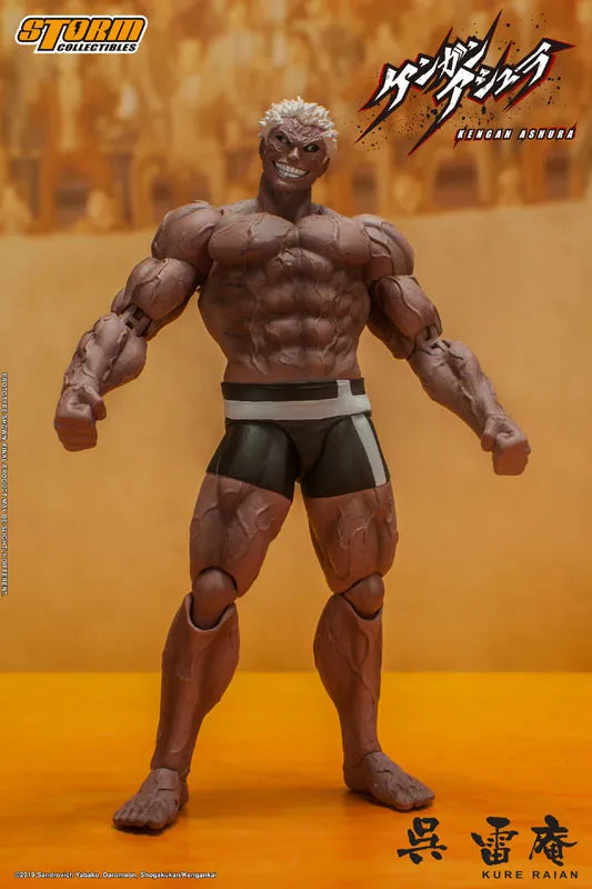 Kengan Ashura Action Figure Kure Raianㅤ – Storm Collectibles – ActionFigureBrasil