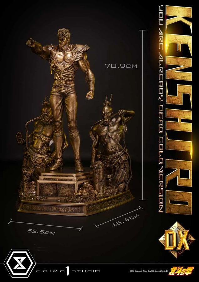 Kenshiro (Deluxe Gold Version) Fist of the North Star – Prime1Studio – ActionFigure Brasil
