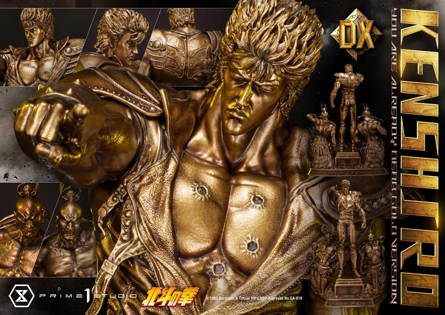 Kenshiro (Deluxe Gold Version) Fist of the North Star – Prime1Studio – ActionFigure Brasil